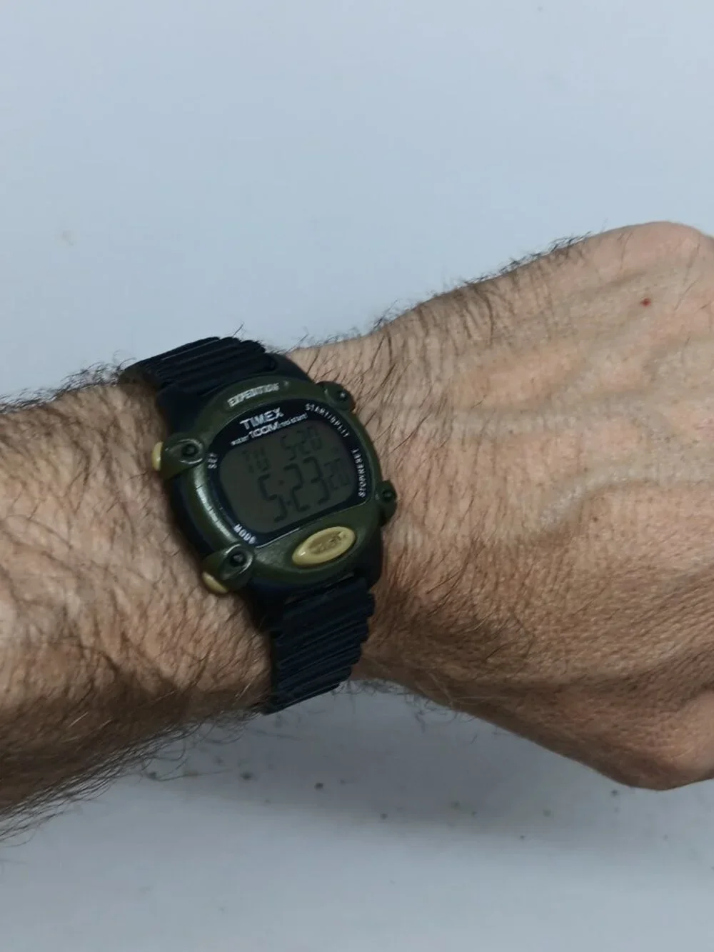 Timex Expedition T48042 Men's 39mm Digital Indiglo Resin Watch NEW BATT